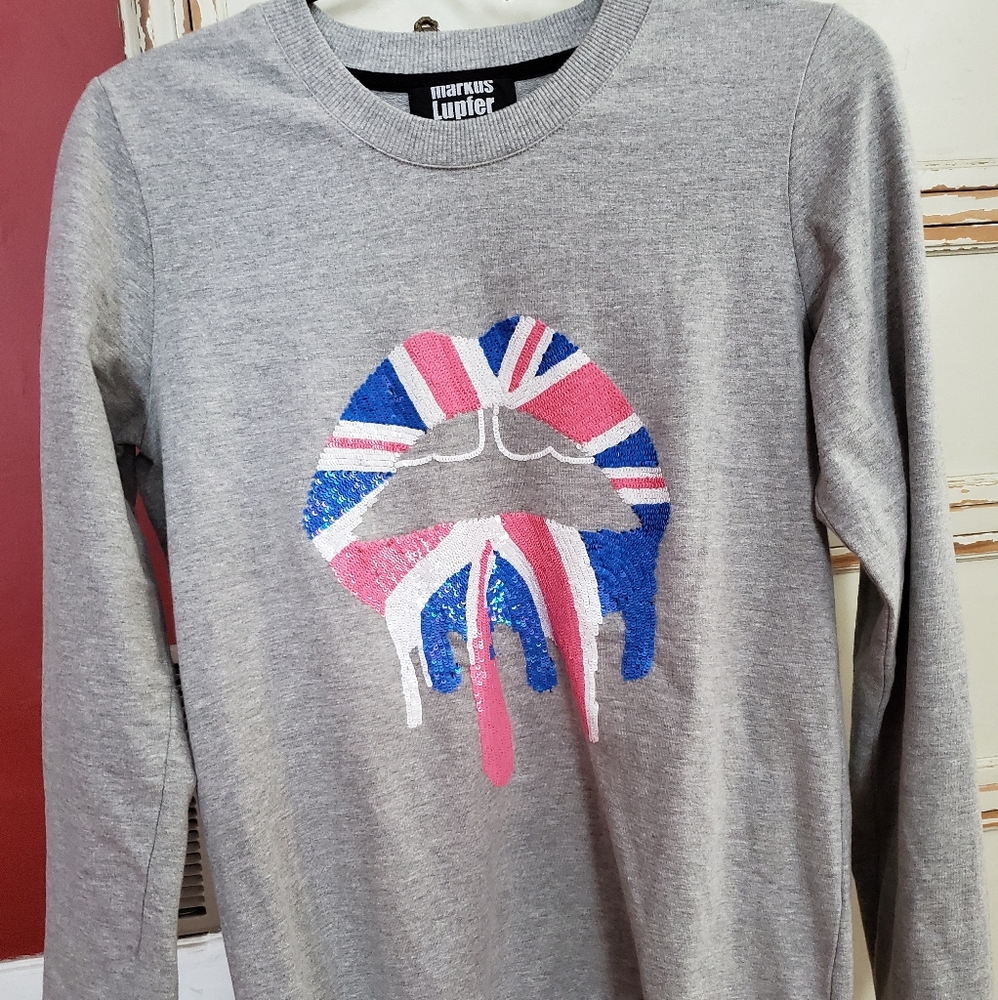 Markus Lupfer Sequined Sweatshirt